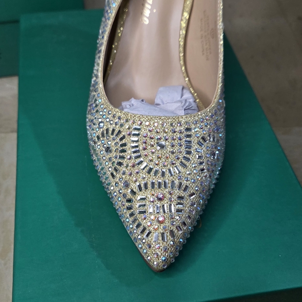 Gold Embellished Heels